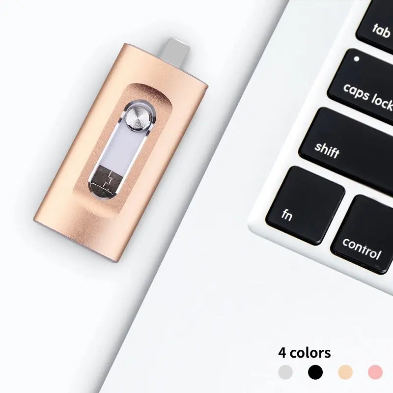 4-In-1 USB Flash Drive for Photo & Video Storage, 1Tb Capacity, Compatible with Android/Pc, No APP Needed, Ideal for Saving Memories
