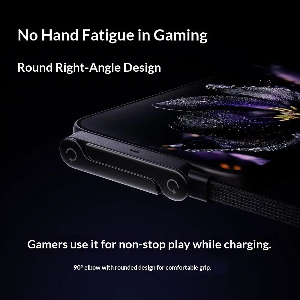 240W Gaming Mobile Phone Charging Cable, Compatible with Apple Iphone & Huawei Ptc Fast Charge Data Line, Dual-Function Charger, Connector