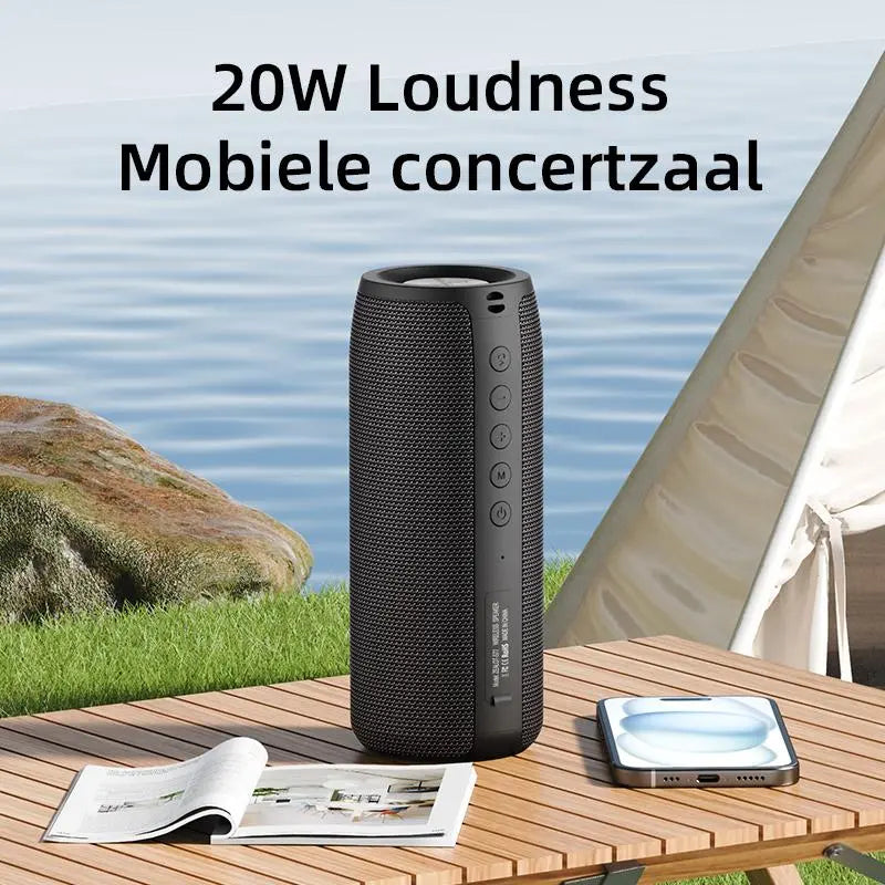 ZEALOT S51 Portable Wireless Speaker, Waterproof & Dustproof Wireless Speaker, Rechargeable Speakers Suitable for Indoor & Outdoor Use
