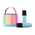 Portable Mini Karaoke Speaker with 2 Microphones, Wireless Outdoor Speaker, Home Singing Karaoke Wireless Speaker
