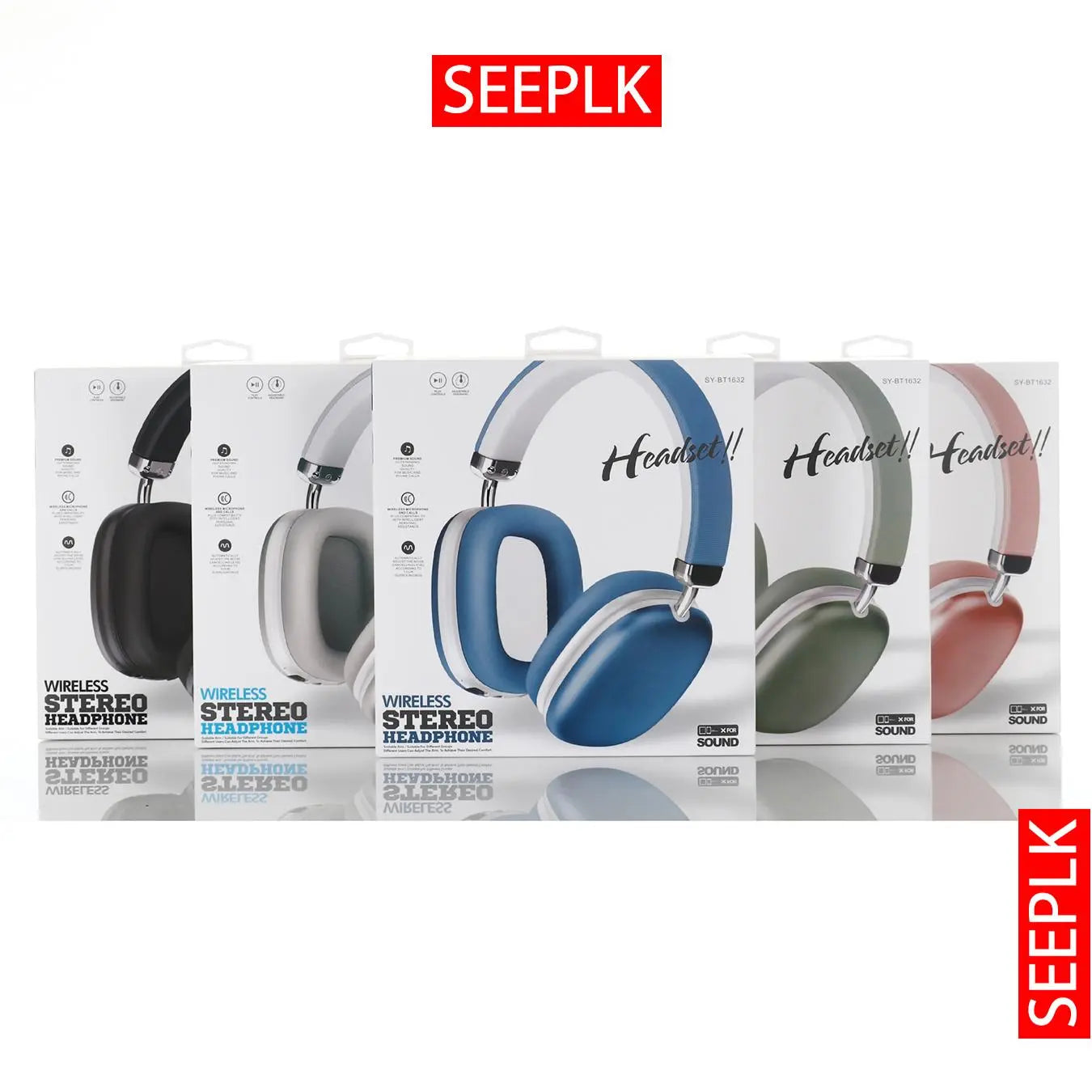 Wireless Bluetooth-Compatible Over-Ear Headphone, Noise Cancelling Headphone, Noise Cancellation Headphones, Stereo Headset for Mobile Phone, Laptop, Tablet, Audio, Connection