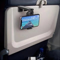 360 Degree Rotatable Multipurpose Phone Holder, 1 Count Universal Multi-Angle Adjustable Airplane Phone Rack for Flying Traveling, Business Trip