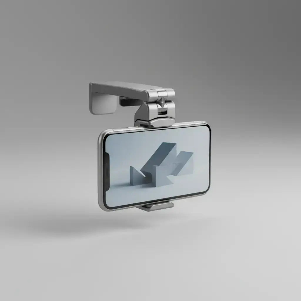 360 Degree Rotatable Multipurpose Phone Holder, 1 Count Universal Multi-Angle Adjustable Airplane Phone Rack for Flying Traveling, Business Trip