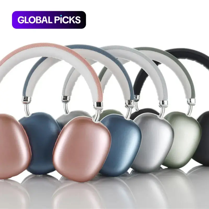 Wireless Bluetooth-Compatible Over-Ear Headphone, Noise Cancelling Headphone, Noise Cancellation Headphones, Stereo Headset for Mobile Phone, Laptop, Tablet, Audio, Connection