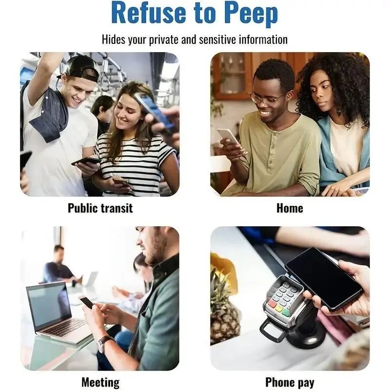 Anti-Spy Privacy Protective Phone Screen Protector, Tempered Glass Film Compatible with Iphone 17/16/15/14/13/12/11 Pro/Pro Max/Plus, Mobile Phone Accessory