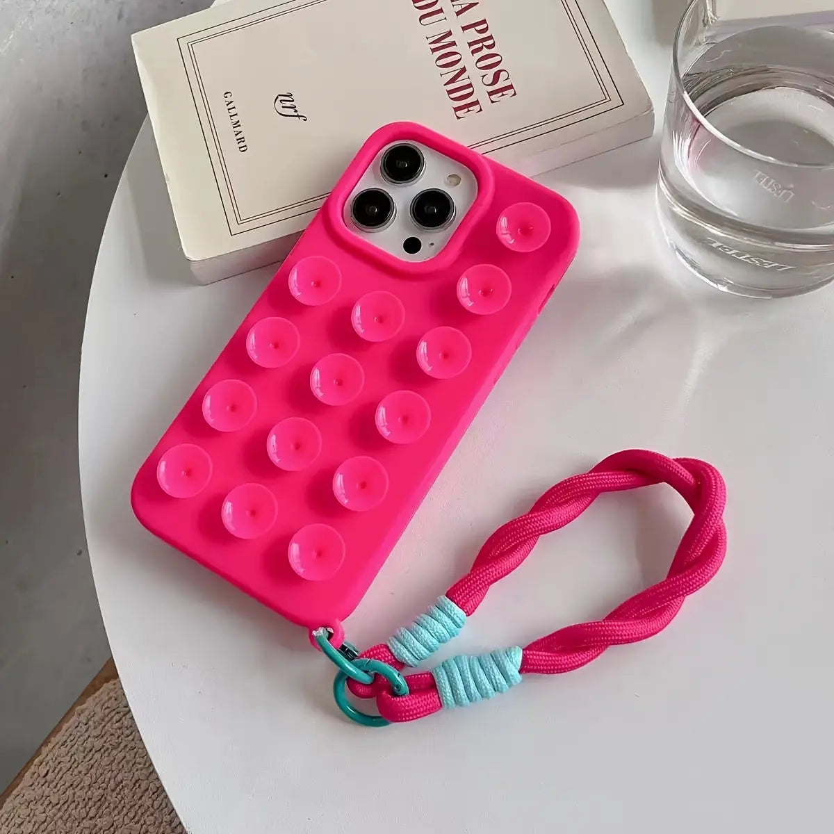 New Multifunctional Handy Suction Cup Phone Case with Lanyard Set for Iphone Models 11-16 Series, Shockproof Durable Tpu Protective Cover